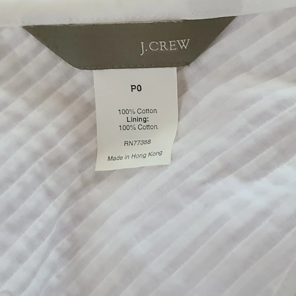 Cotton Sleeveless White Dress - Picture 7 of 7